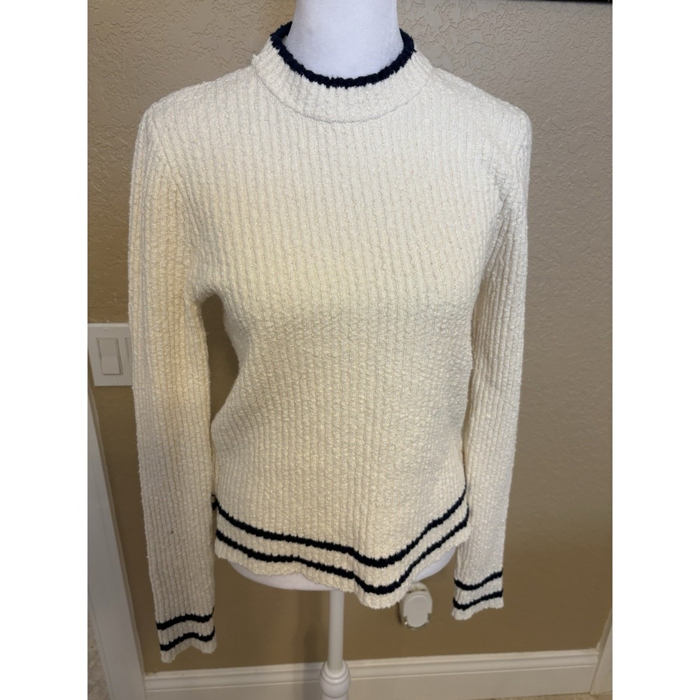 Madewell Boucle Knit Crewneck Sweater, Medium, Stretch, NWT